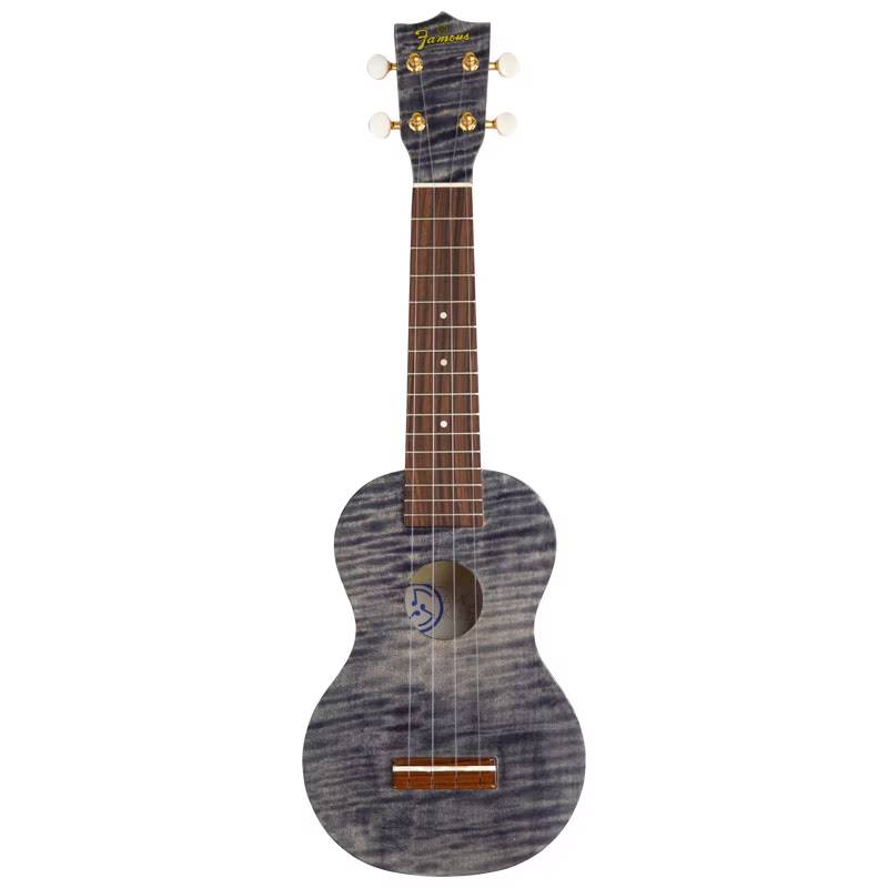 Famous FS-S10/BK 新品 ソプラノウクレレ[フェイマス][国産][FSS10][Navy,ネイビー濃紺][Soprano Ukulele]｜ギタープラネット