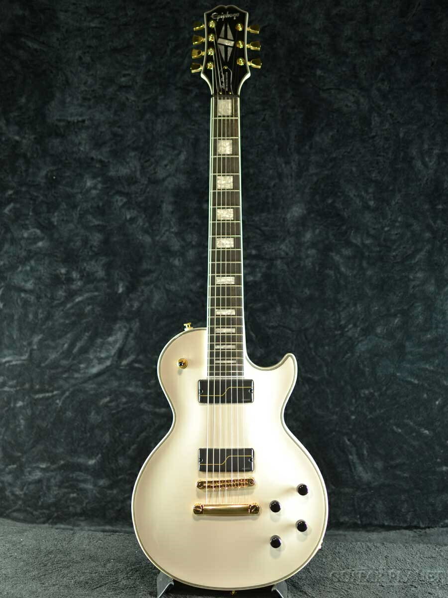 【楽天市場】Epiphone Les Paul Custom -Alpine White- 新品 ホワイト[エピフォン][白][レスポールカスタム][エレキギター,Electric  Guitar] : ギタープラネット