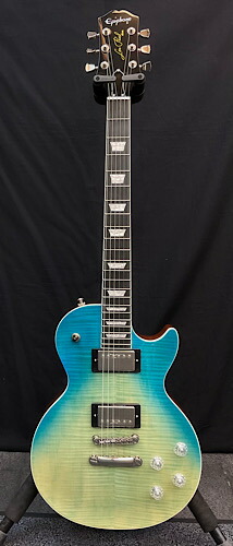 Epiphone Les Paul Modern Figured Caribbean Blue Fade 新品 軽量3 33kg エピフォン レスポールモダン ブルー 青 エレキギター Electric Guitar Simplylettering Co Uk