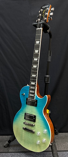 Epiphone Les Paul Modern Figured Caribbean Blue Fade 新品 軽量3 33kg エピフォン レスポールモダン ブルー 青 エレキギター Electric Guitar Csg Com Py