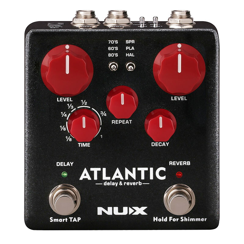 NUX Atlantic新品 ディレイ/リバーブ[ニューエックス][アトランティック][Delay,Reverb][Effector,エフェクター]｜ギタープラネット 16,870円