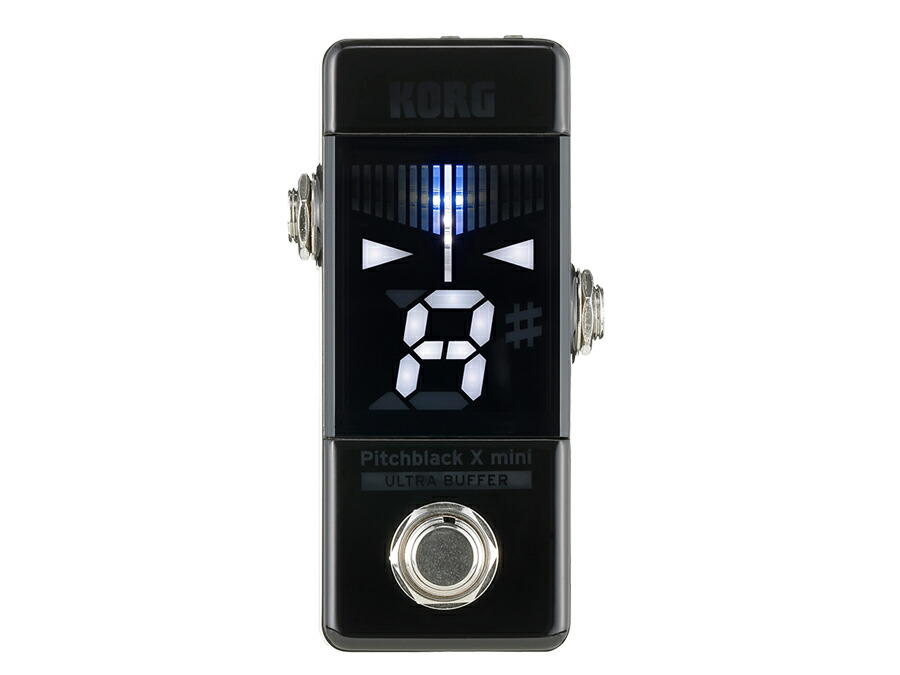KORG Pitchblack X mini新品 ペダルチューナー[コルグ][ピッチブラックエックス][Buffer,バッファー][クロマチック][Pedal Tuner]｜ギタープラネット
