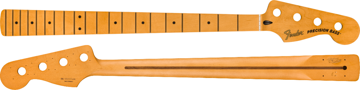 楽天市場】Fender Roasted Maple Jazz Bass Neck -Medium Jumbo Frets