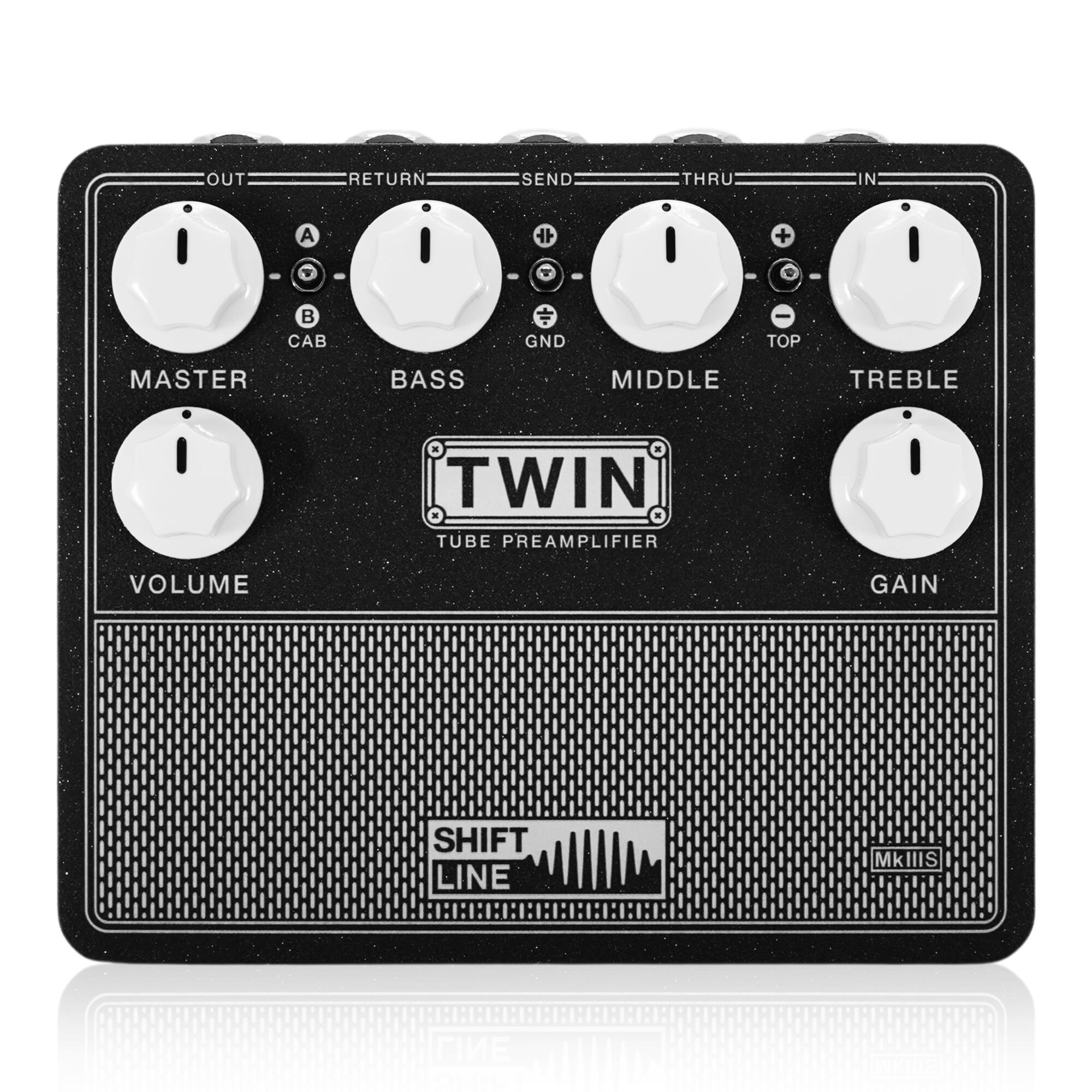 Shift Line TWIN MkIIIS 新品 オーバードライブ/キャビネットシミュレーター[シフトライン][ツイン][Crunch,Overdrive][Effector,エフェクター]｜ギタープラネット