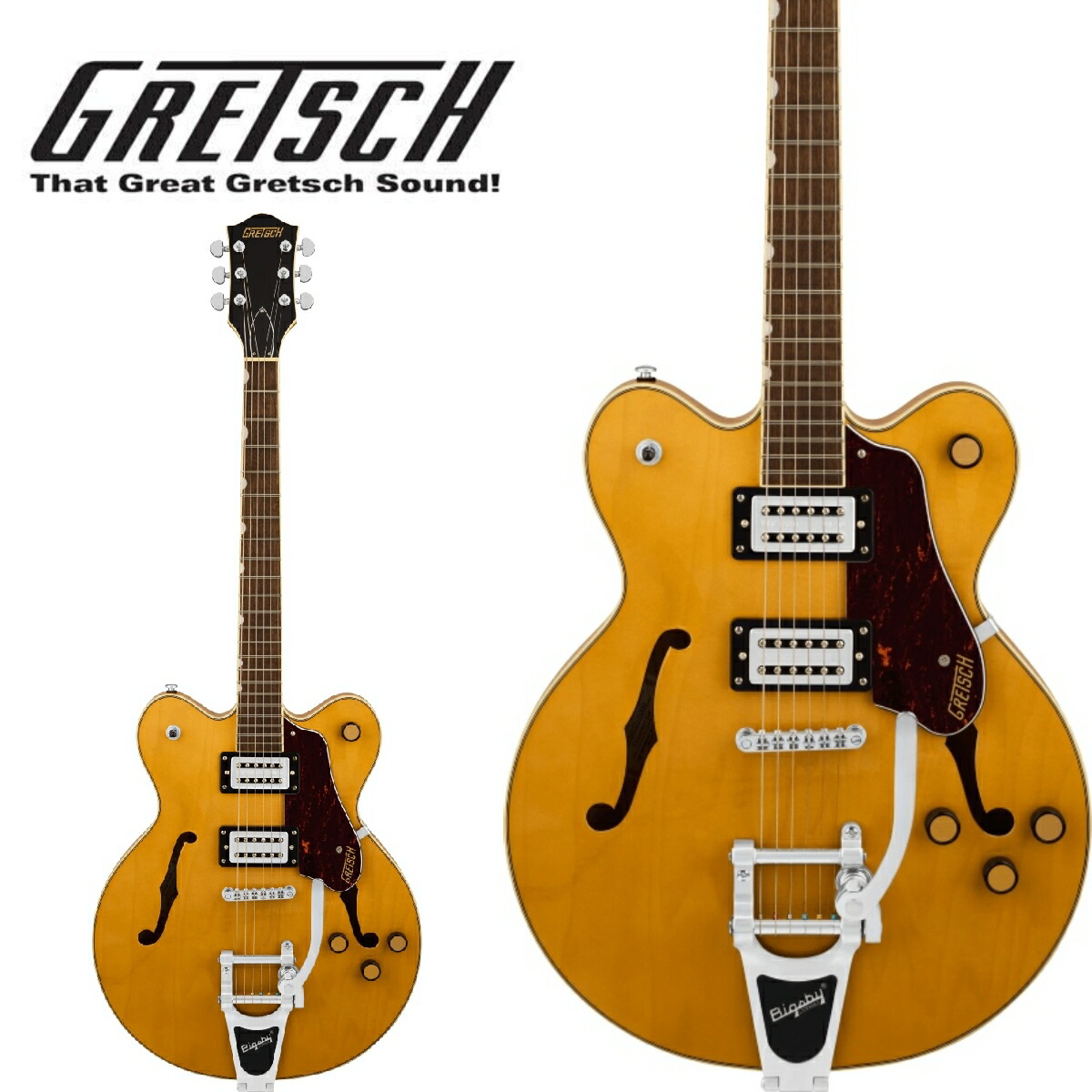 楽天市場】Gretsch G2420T Streamliner Hollow Body with Bigsby