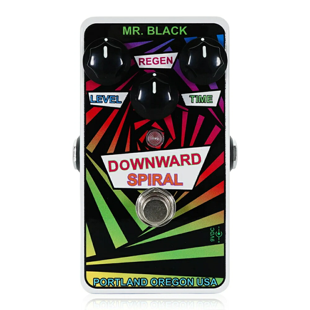 Mr. Black Downward Spiral 新品[ミスターブラック][ダウンワードスパイラル][ディレイ,エコー][Effector,エフェクター]｜ギタープラネット