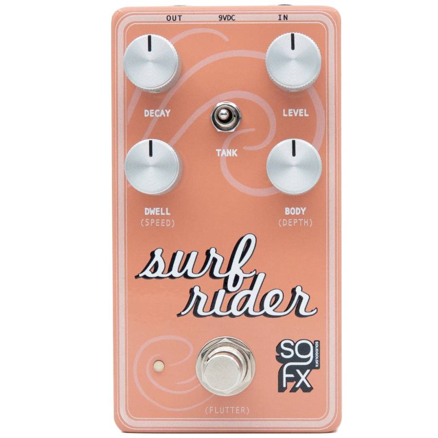 【数量限定カラー】SolidGoldFX / SURF RIDER IV -Coral Pink- 新品 [ソリッドゴールドエフエックス][スプリングリバーブ4][Effector,エフェクター]｜ギタープラネット
