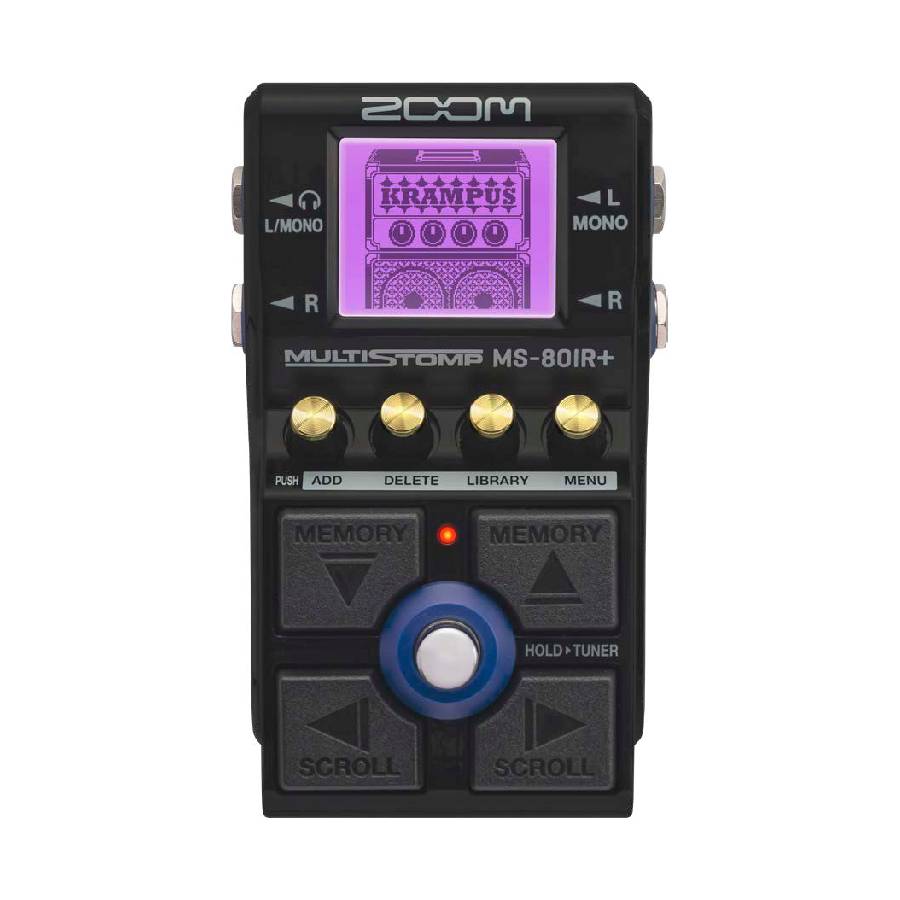 ZOOM / MS-80IR+ MultiStomp 新品 アンプ/キャビネットシミュレーター[ズーム][マルチストンプ][プラス][Multi Effector]｜ギタープラネット