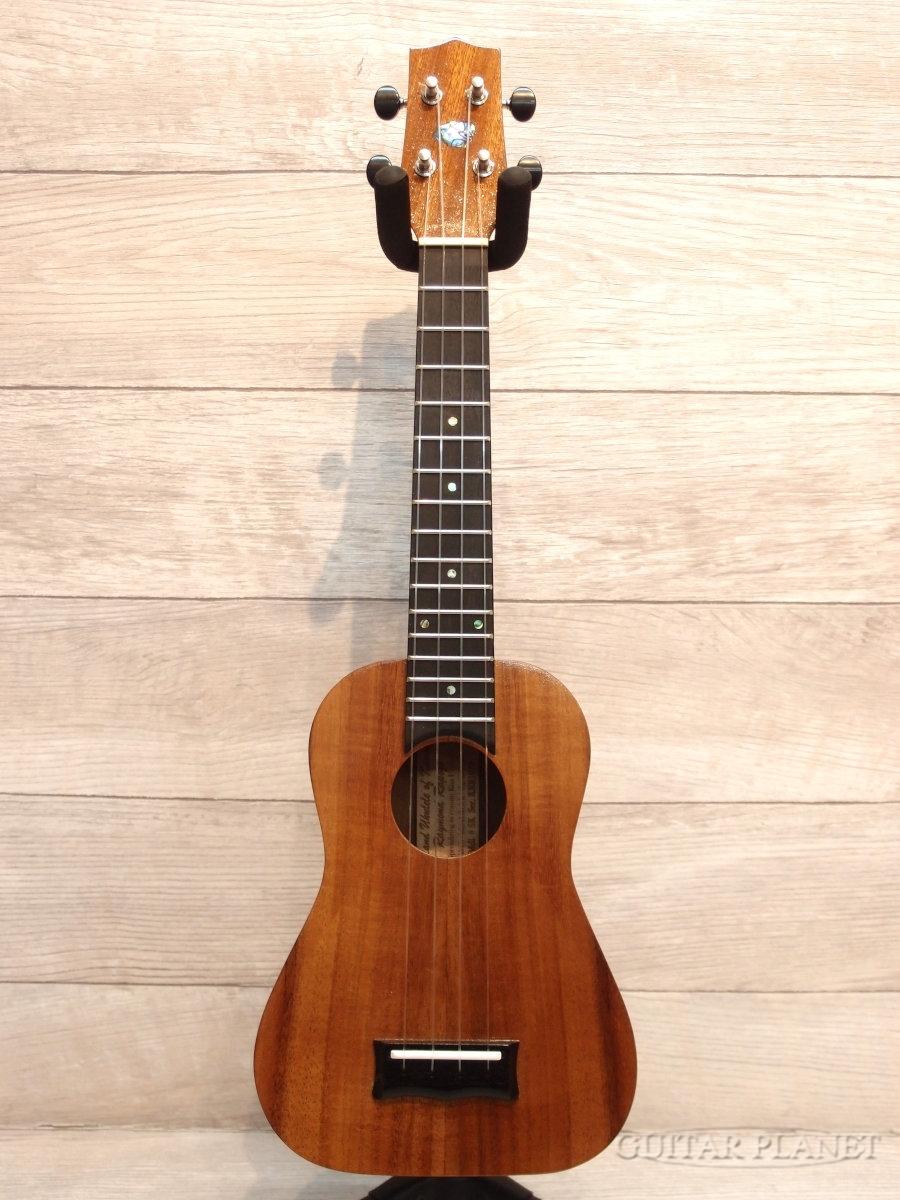 【アウトレット特価！】Island Ukulele / Soprano Koa Long Neck #1072 新品 ソプラノウクレレ[アイランドウクレレ][Soprano Ukulele][コア][ロングネック][ハワイ製ハンドメイド]｜ギタープラネット