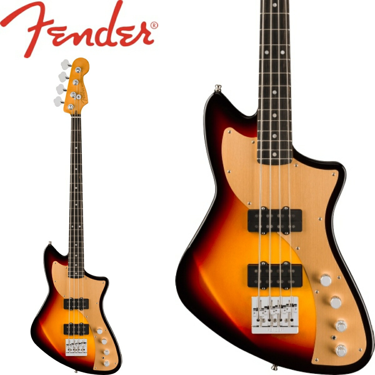 楽天市場】Fender USA American Ultra Precision Bass -Mocha Burst