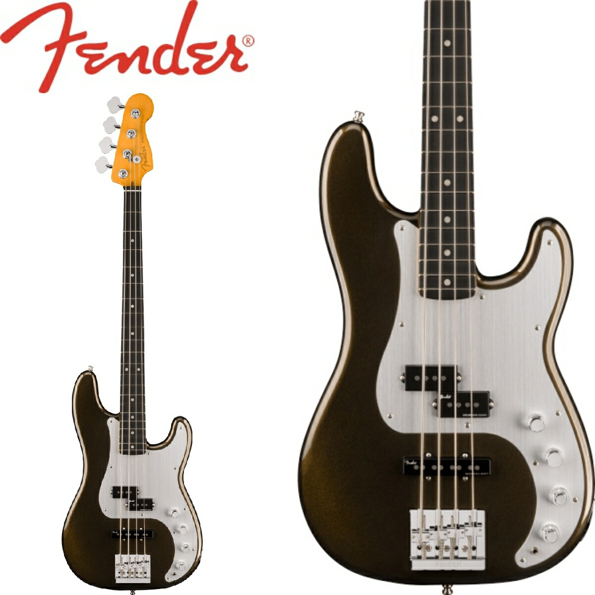 FENDER American ULTRA PJベース モカバースト FENDER ( フェンダー ) American Ultra Precision Bass Mocha