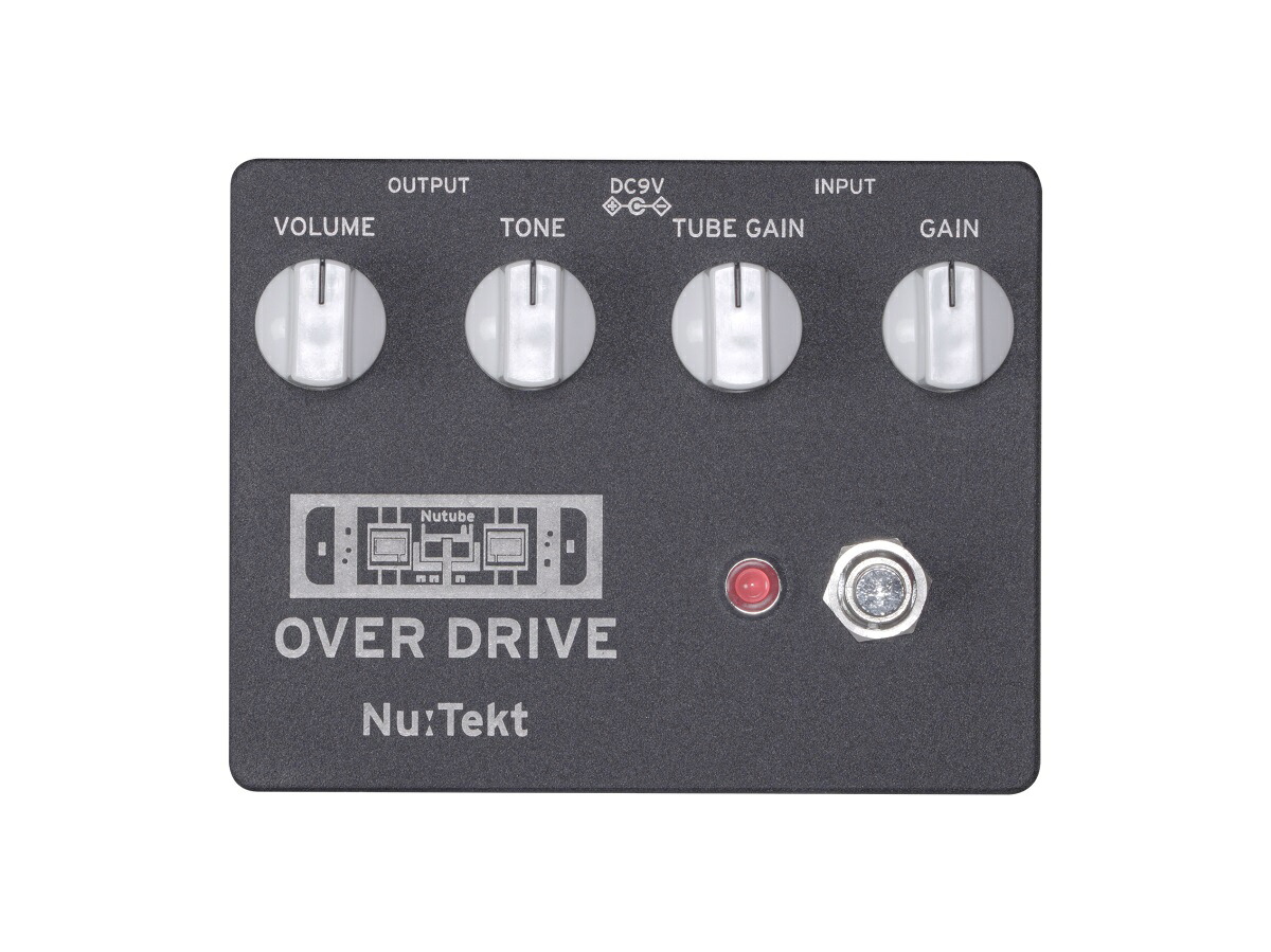KORG / OD-S NUTUBE OVERDRIVE BK 新品 オーバードライブ [コルグ][Black,ブラック,黒][Nutube,ニューチューブ,真空管][Effector,エフェクター]｜ギタープラネット