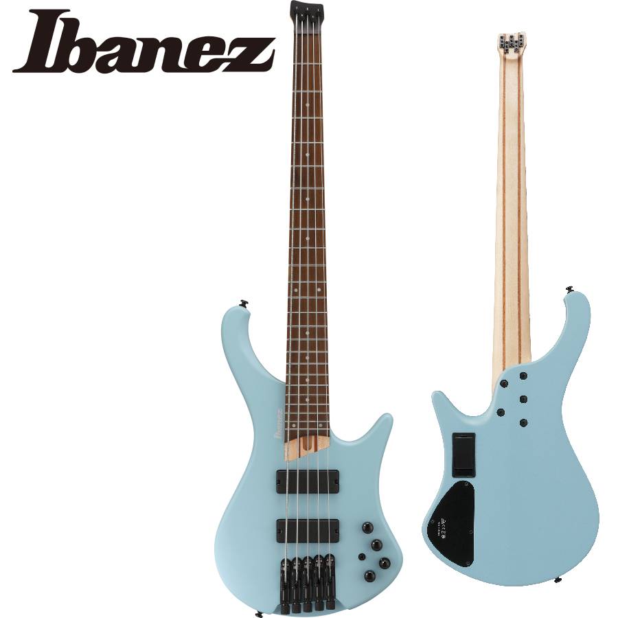 Ibanez / EHB605 -PRM (Purist Blue Matte)- 新品[アイバニーズ][Headless,ヘッドレス][ブルー,青][5弦,5strings][Electric Bass,エレキベース]｜ギタープラネット