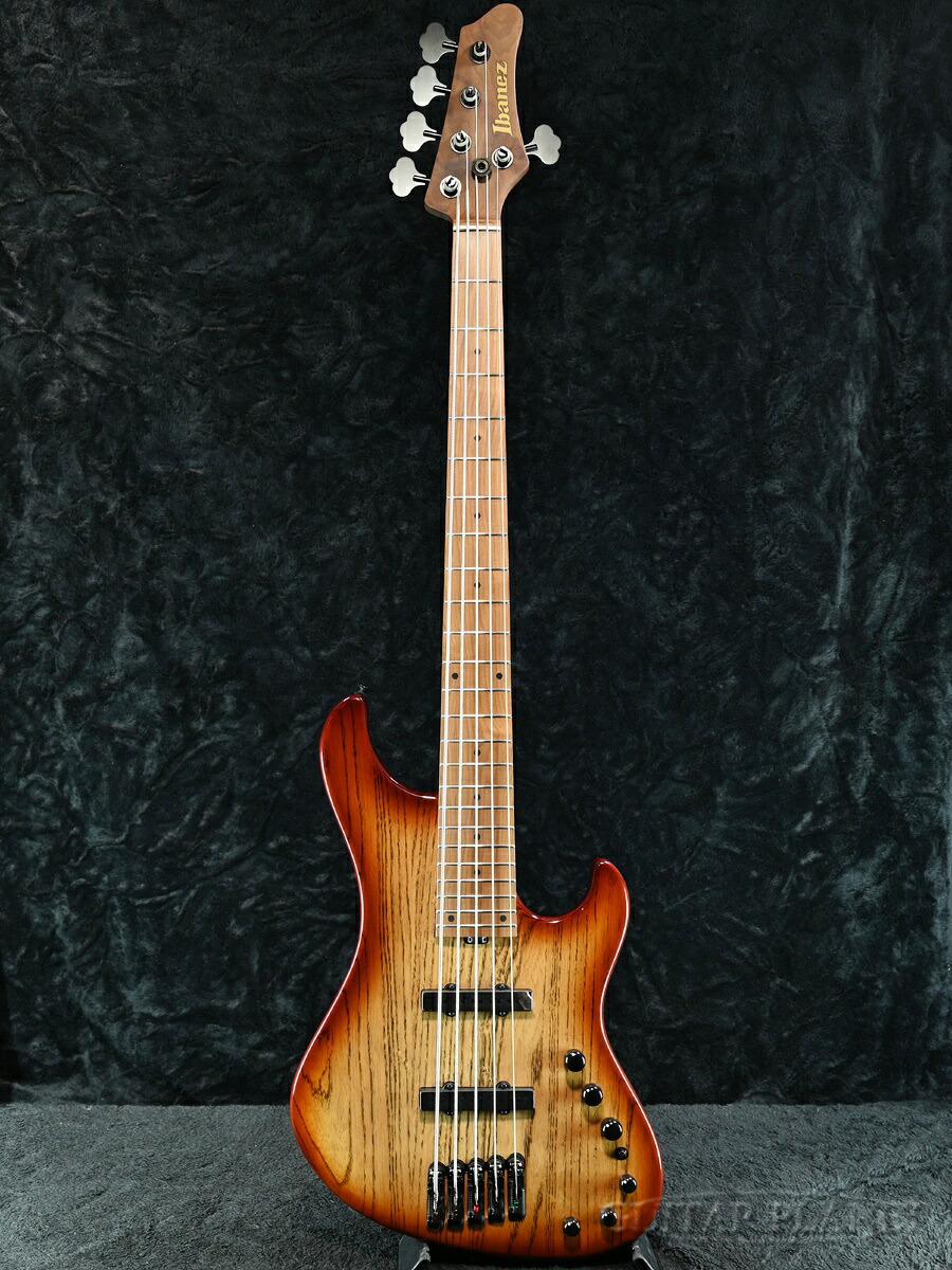【SPOT生産モデル!!】Ibanez / MDM1305 -NAB(Natural Stained Amber Burst) 新品[アイバニーズ][Electric Bass,エレキベース][5strings,5弦]｜ギタープラネット
