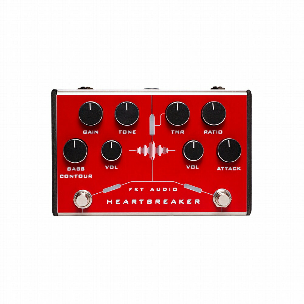FKT Audio Heartbreaker 新品 オーバードライブ/コンプレッサー[FKTオーディオ][ハートブレイカー][Overdrive][Compressor][Effector,エフェクター]｜ギタープラネット