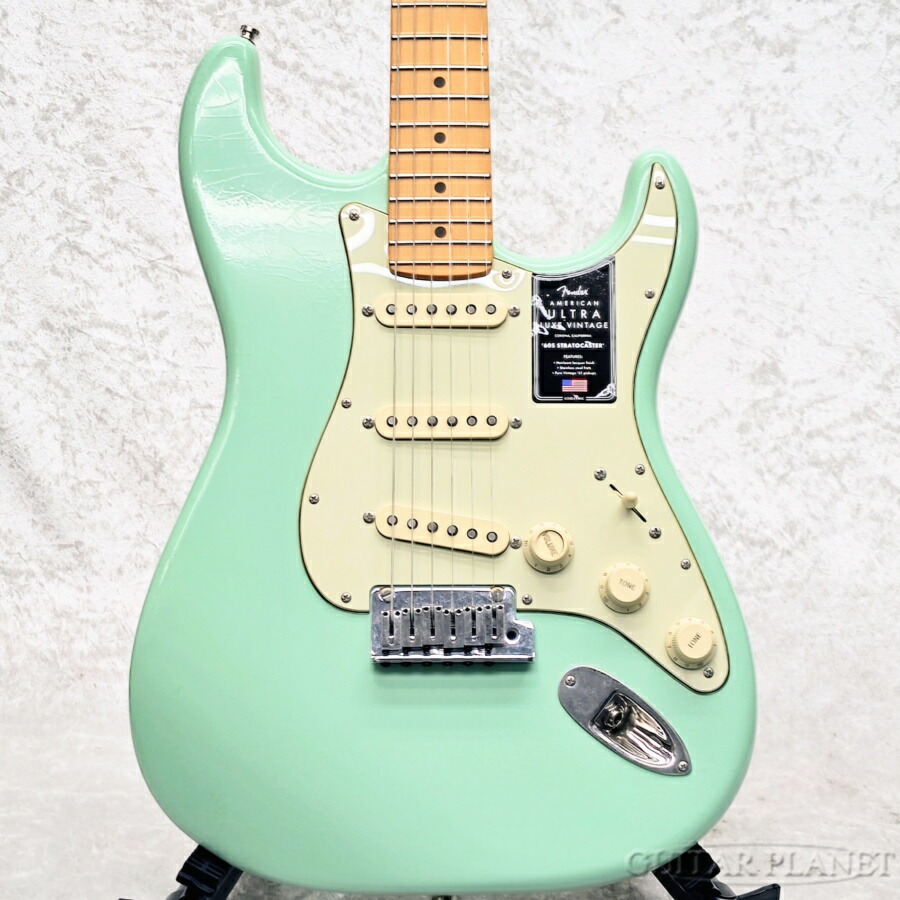Fender Limited Edition American Ultra Luxe Vintage 60s Stratocaster -Surf Green- 新品【実物画像】【3.66kg】【US25003306】[フェンダー][ウルトララックス][グリーン,Green,緑][Aged,エイジド加工][ストラトキャスター][Electric Guitar,エレキギター]｜ギタープラネット 231,000円