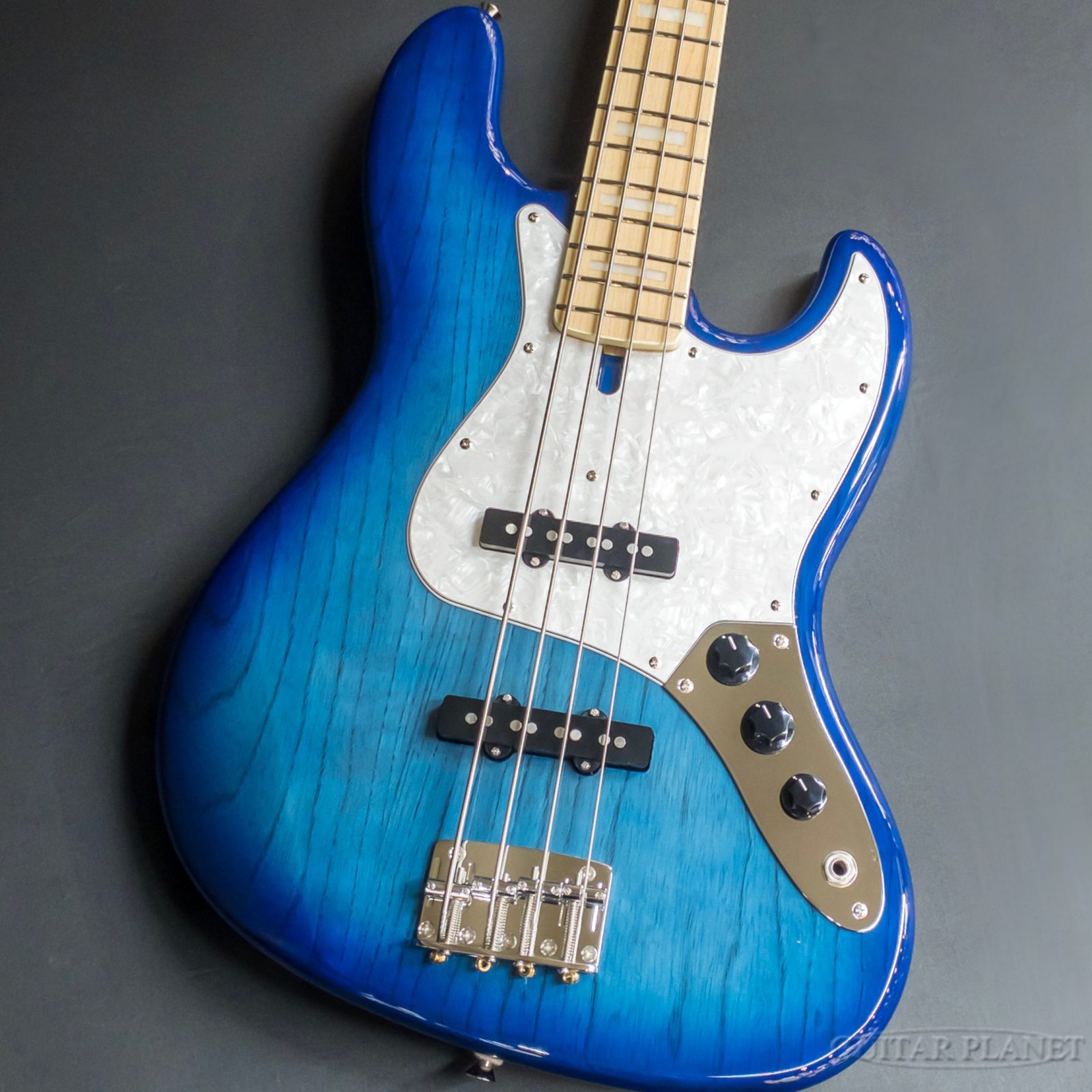 FUJIGEN(FGN) / NJB100MBAH -See Thru Blue Burst-【4.00kg】[フジゲン][4弦,4Strings][Passive,パッシブ][実物画像][ベース館]｜ギタープラネット