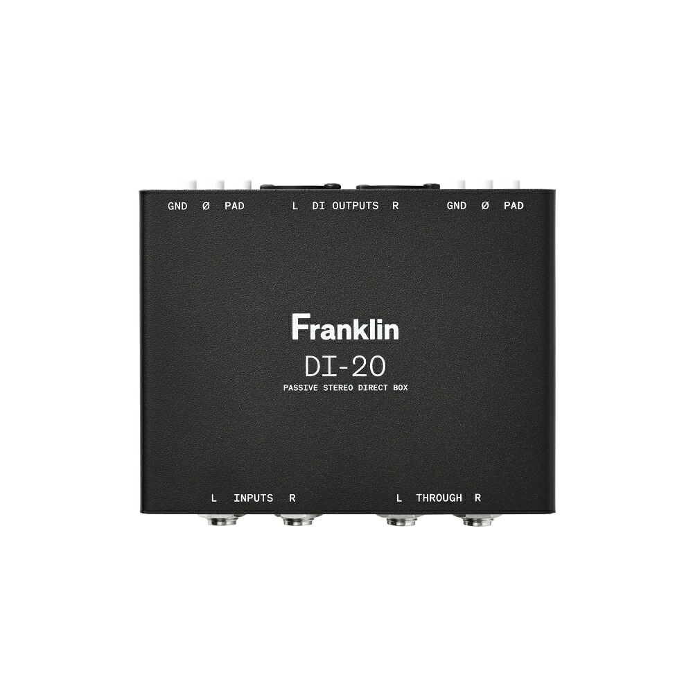 Flanklin Audio / DI-20 新品 DIボックス[フランクリンオーディオ][DI20]｜ギタープラネット