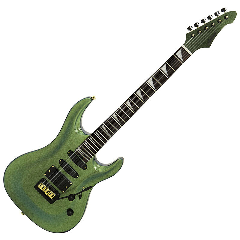 【限定カラー!!】Aria Pro II MAC-CC GRBL(Green/Blue)[アリアプロ2][緑,青,グリーン,ブルー][マジョーラ,マルチカラー][Electric Guitar,エレキギター]｜ギタープラネット