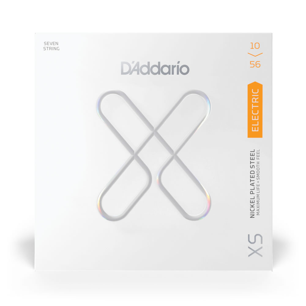 【12個セット】D'Addario XS Series Regular Light 7-String .010-.056 XSE1056 7弦用[ダダリオ][コーティング][7-String Guitar][エレキギター弦,Electric Guitar String]｜ギタープラネット