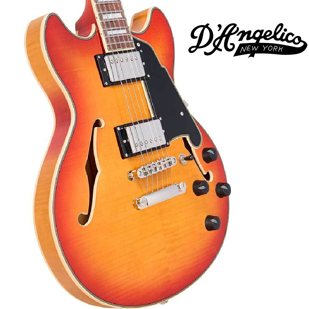 D\'Angelico / Premier Mini DC XT 新品 セミアコースティックギター[ディアンジェリコ][ハニー・バースト][Electric Guitar,エレキギター]｜ギタープラネット