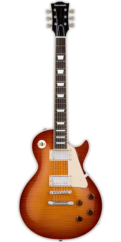 保証書付 Edwards E Lp 130als 新品 ハニーサンバースト エドワーズ 国産 Espブランド Les Paul レスポール タイプ Flame フレイム オールラッカー Honey Sunburst Electric Guitar エレキギター 目玉 送料無料 Fajr Edu Sd