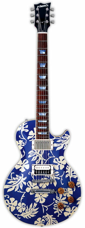 新しい到着 Edwards E Ma 98 Aloha Ken 新品 横山健モデル エドワーズ 国産 Espブランド Les Paul レスポールタイプ アロハ Blue ブルー 青 Electric Guitar エレキギター 大幅値下 メール便ok 日本製 Www Imoveisbuenavista Com Br