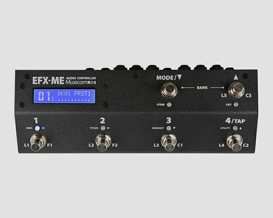 Musicomlab Efx Me 新品ループ スイッチャー Midi コントローラー ミュージコムラボ Controller Switcher Effector エフェクター 外部スイッチング かじってみたい Diasaonline Com