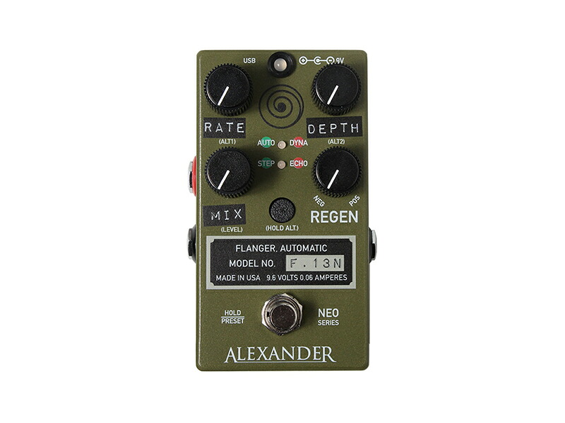 Alexander Pedals F-13 Neo Flanger 新品 《フランジャー》[アレクサンダーペダルズ][Effector,エフェクター]｜ギタープラネット