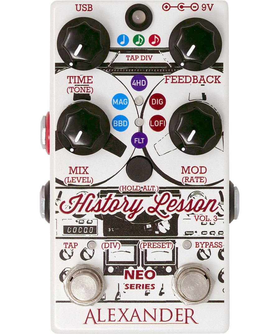 Alexander Pedals History Lesson Volume 3 新品 《エコー/ディレイ》[アレクサンダーペダルズ][ヒストリーレッスンヴォリューム][Echo,Delay][Effector,エフェクター]｜ギタープラネット 24,602円