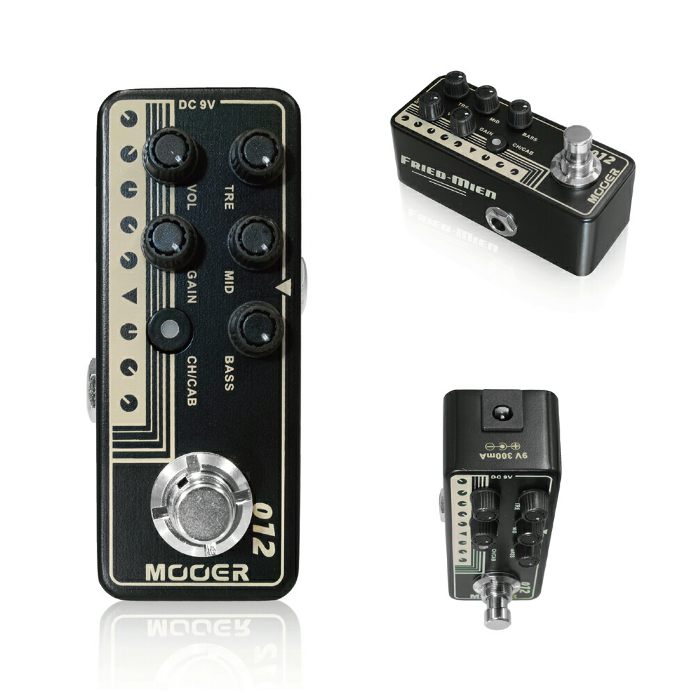 MOOER PREAMP MODEL X2 ギターエフェクター Mooer PREAMP MODEL X2 / CAB X2｜小さな筐体にフットスイッチを2つ