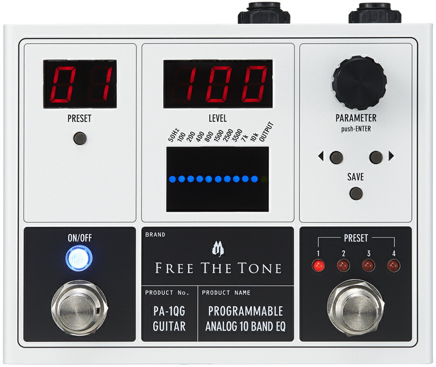 楽天市場】Free The Tone PROGRAMMABLE ANALOG 10 BAND EQ PA