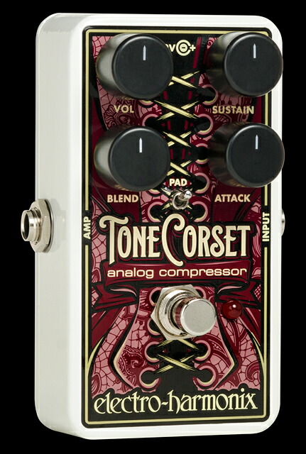 electro-harmonix Tone Corset 新品 コンプレッサー[エレクトロハーモニクス][コルセット][Analog Compressor][Effector,エフェクター]｜ギタープラネット