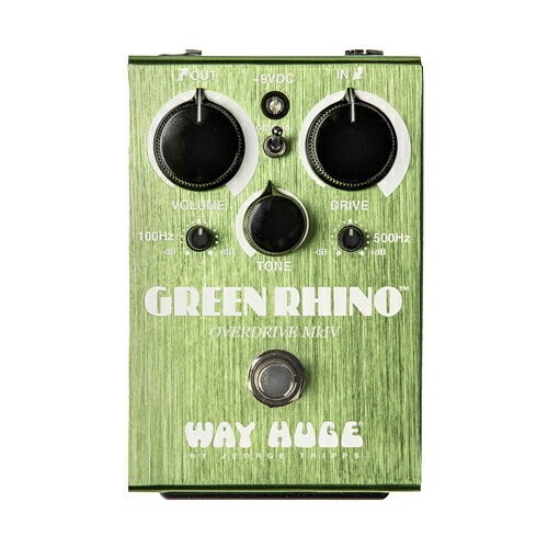 WAY HUGE WHE207：GREEN RHINO 新品 オーバードライブ[ウェイヒュージ][グリーンライノ][Overdrive][Effector,エフェクター]｜ギタープラネット