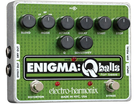 定め事自敬 Electro Harmonix Enigma Q Balls 新品 基底代価封じ袋水漉 エレクトロハーモニクス 謎 Bass Envelope Filter Effector エフェクター Marchesoni Com Br