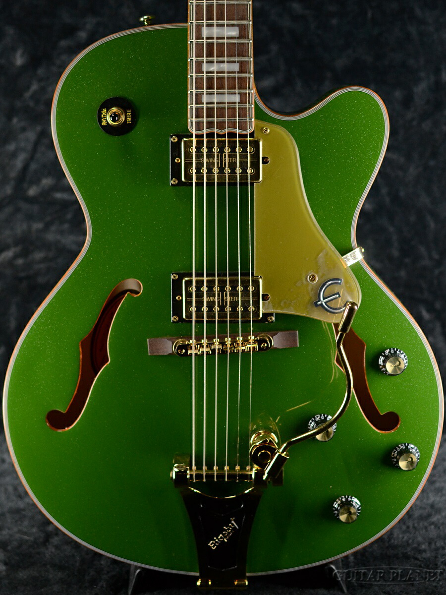 年新作モデル 新品 Epiphone ギター Emperor Swingster Forest Green Metallic Electric 新品 フォレストグリーンメタリック エピフォン エンペラー スイングスター フルアコ アーチトップ エレキギター Electric Guitar ギタープラネット