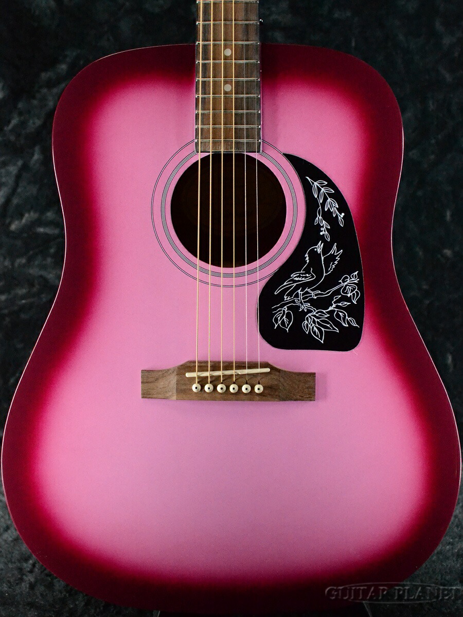 Epiphone Starling Hpp 新品 エピ電話機 スターリング Pink 桃 Acoustic Guitar アコースティックギター Acilemat Com