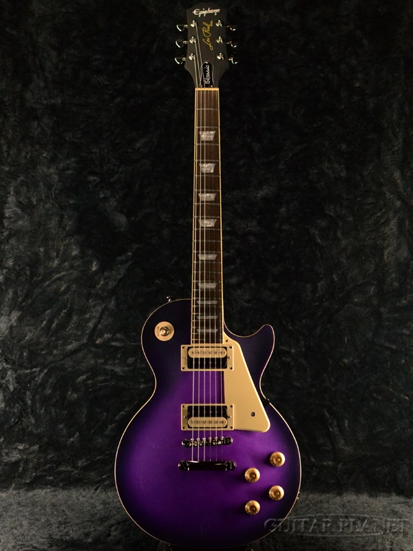 品質が完璧 Epiphone Les Paul Classic Worn -Purple- 新品 パープル