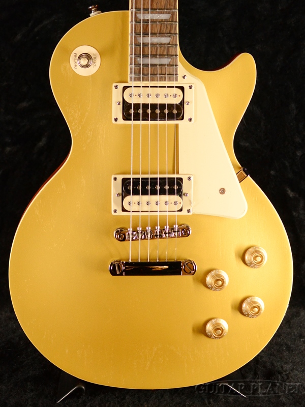 Epiphone Les Paul Classic Worn Worn Metallic Gold エピtel レスポールクラシックウォーン 金属的ゴールド お足 電気ギターギター Electric Guitar Daemlu Cl
