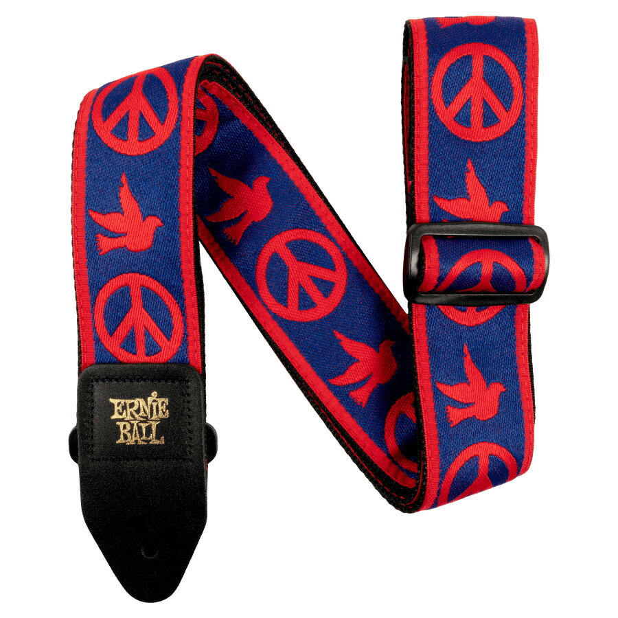 楽天市場】ERNIE BALL Stretch Comfort Racer Red Strap ギター