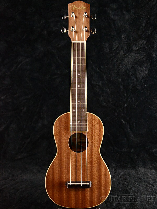【楽天市場】Fender UKULELE U'Uku 新品 ソプラノウクレレ[フェンダー][Mahogany,マホガニー][Soprano