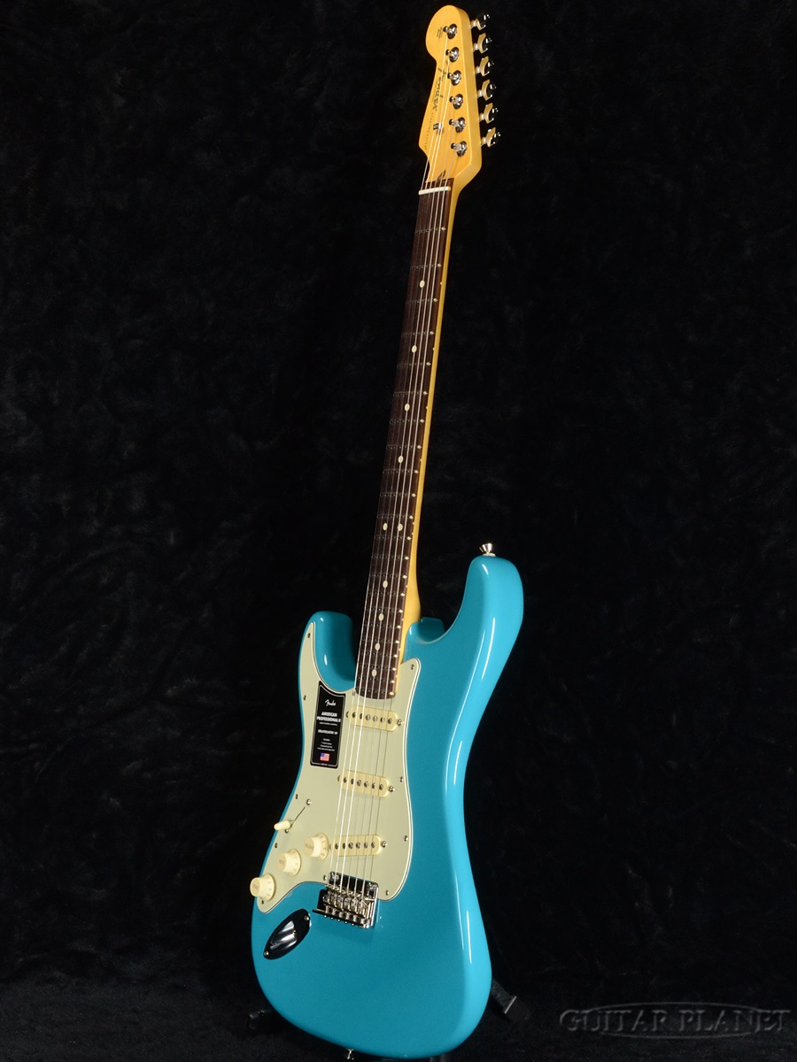 Professional Ii Fender Left Hand Stratocaster Ii Miami エレキギター Rosewood Professional 新品 フェンダー アメリカンプロフェッショナル アメプロ レフトハンド レフティ 左利き ブルー 青 ストラトキャスター Guitar ギター ギタープラネット Blue