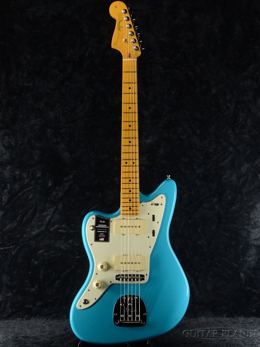 Fender USA American Professional II Jazzmaster Left-Hand -Miami Blue / Maple- 新品[フェンダー][アメリカンプロフェッショナル,アメプロ][ブルー,青][ジャズマスター][Guitar,ギター]｜ギタープラネット