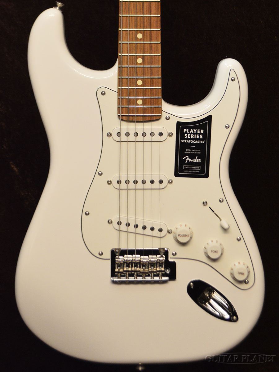 Fender Mexico Player Guitar,エレキギター] Stratocaster White PF