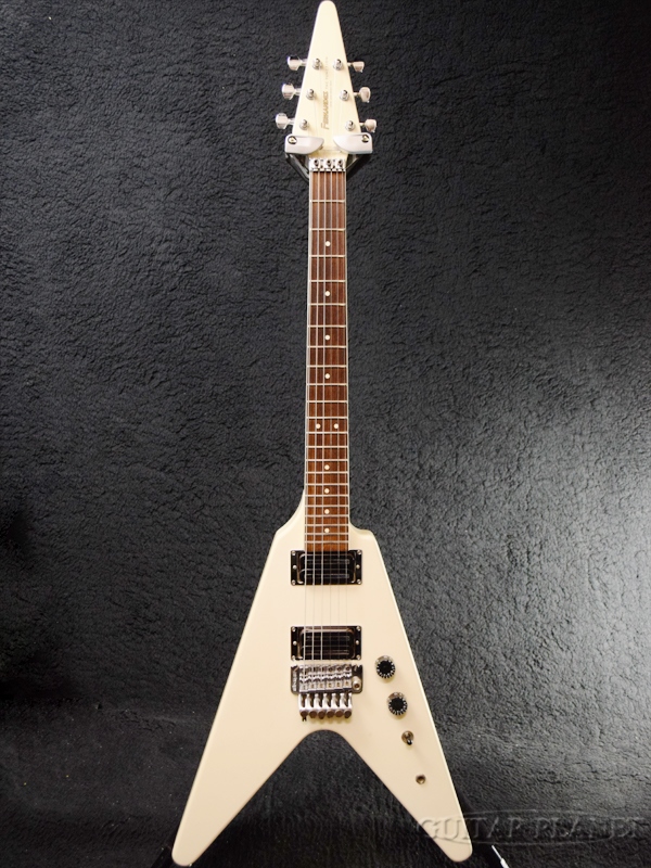 楽天市場 中古 Fernandes Bsv 70 White 1980年代製 フェルナンデス 白 ホワイト Flying V フライングvタイプ Electric Guitar エレキギター Used エレキギター ギタープラネット