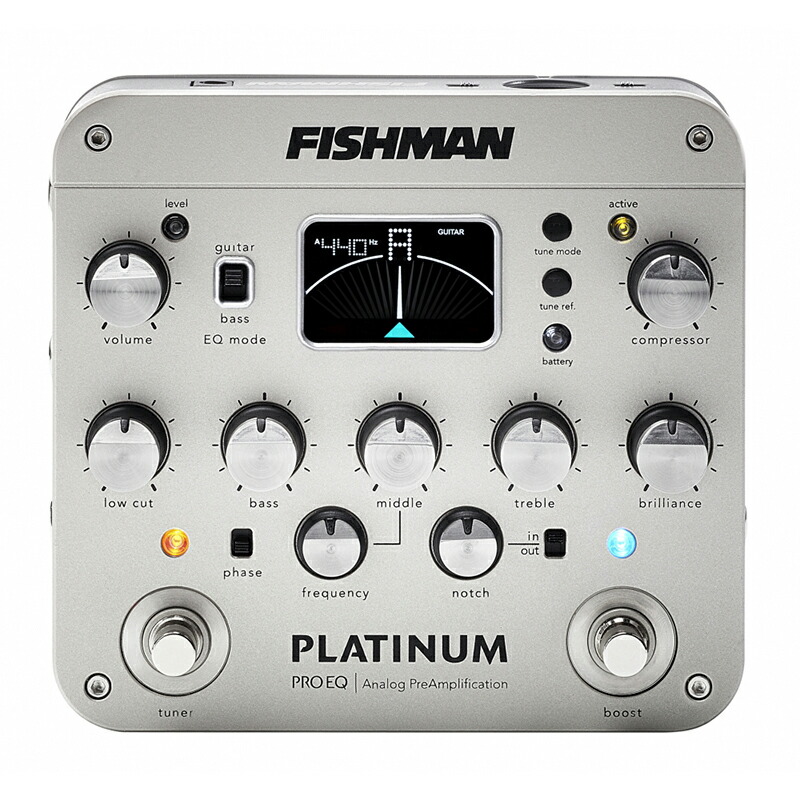 楽天市場】FISHMAN アコースティックDI プリアンプ Aura