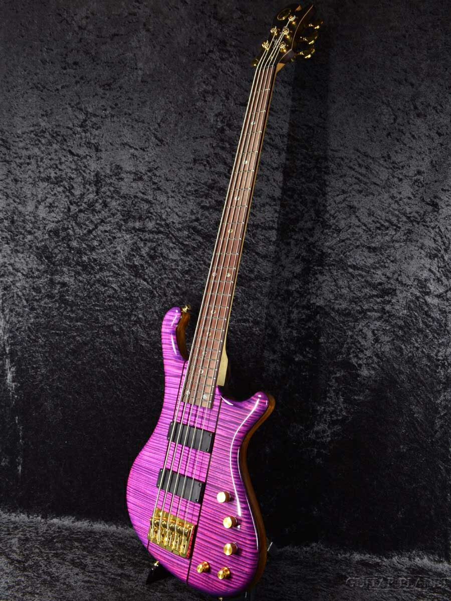 中古 Freedom Custom Guitar Research Dulake 5st Ajs 2020年製 フリーダム 国産 5strings 5弦 紫 パープル Electric Bass Used エレキベース Remontujemydom Pl
