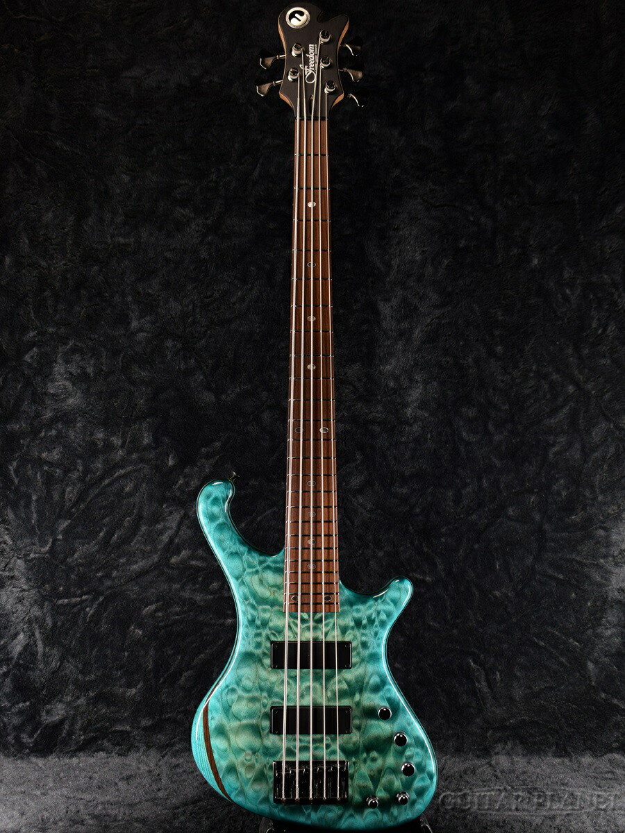 楽天市場 中古 Freedom Custom Guitar Research Dulake Flat 5st ビー玉 2019年製 フリーダム 青 Blue ブルー 5strings 5弦 Electric Bass エレキベース Used ベース ギタープラネット