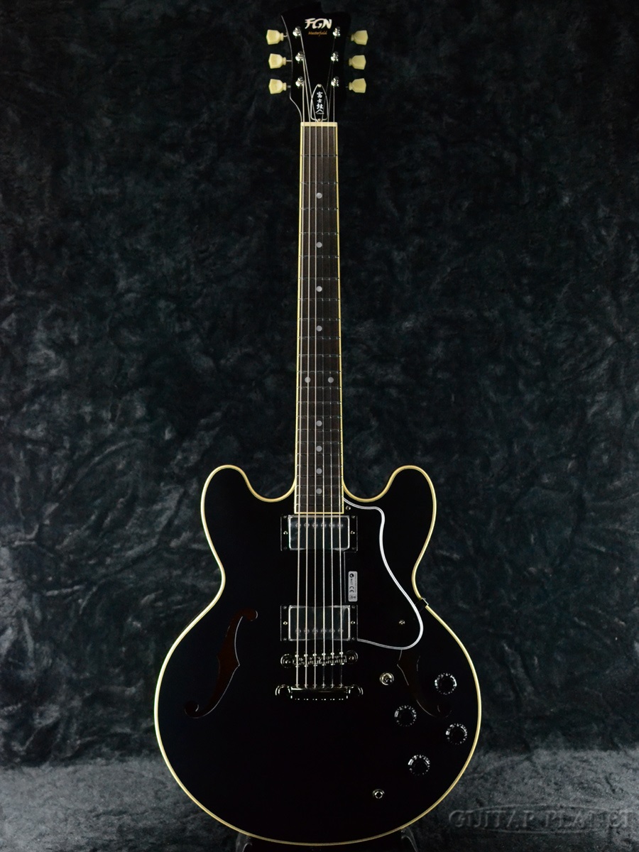 Msa Hp 新品 フジゲン 富士弦 Fgn 国産 Black ブラック 黒 セミアコ Electric Msa Hp Fujigen Guitar Guitar エレキギター ギタープラネット ギター Blk