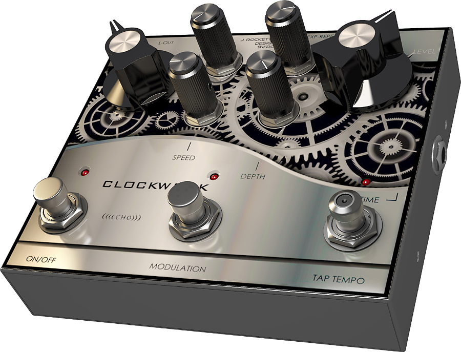 J Rockett Audio Designs Clockwork Echo 新品 残響音 滞り Jロケット弾オーディオ クロック作品 Delay Effector エフェクター Effie Europe Com